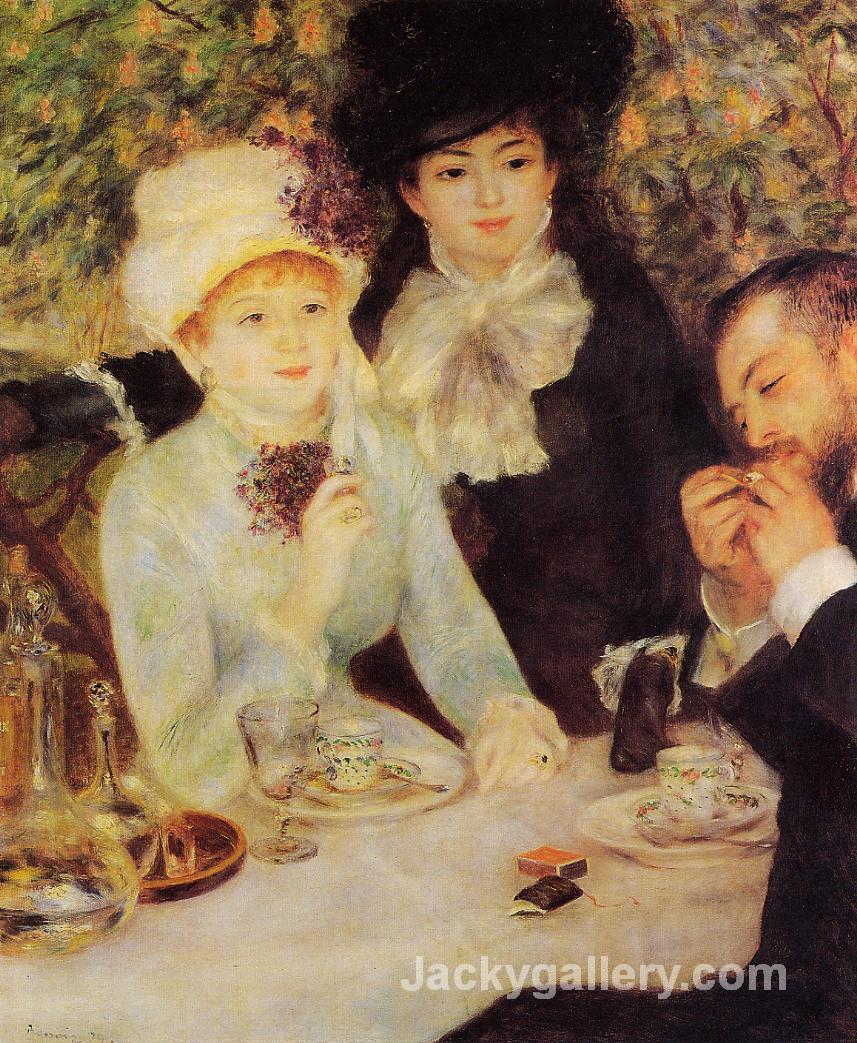 The End of Lunch by Pierre Auguste Renoir paintings reproduction